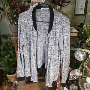 Chance or Fate Black and Gray Women's Cardigan
